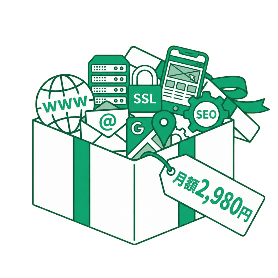 月額2,980円・全部込み